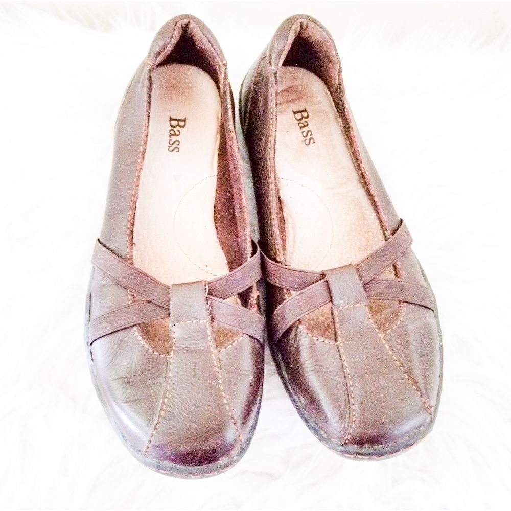 Bass leather upper shoe